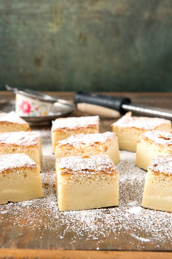 Eggnog Magic Cake