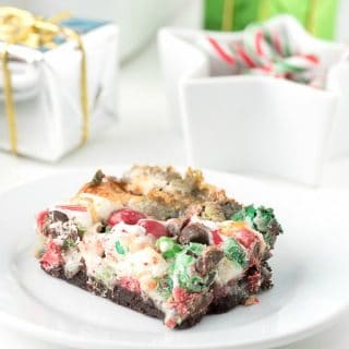 Holiday Chocolate Peppermint Magic Bars