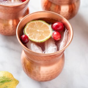 cranberry moscow mules