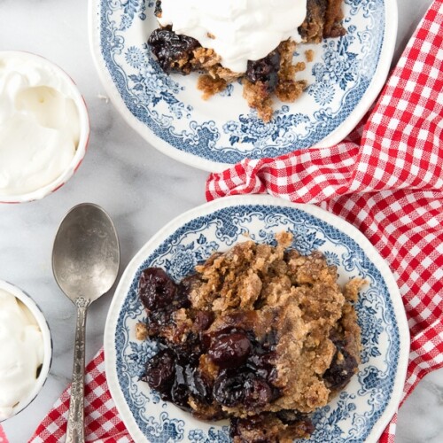 Slow Cooker Cherry Spice Cake Cobbler Boulder Locavore