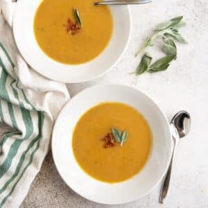 roasted pumpkin cannellini soup