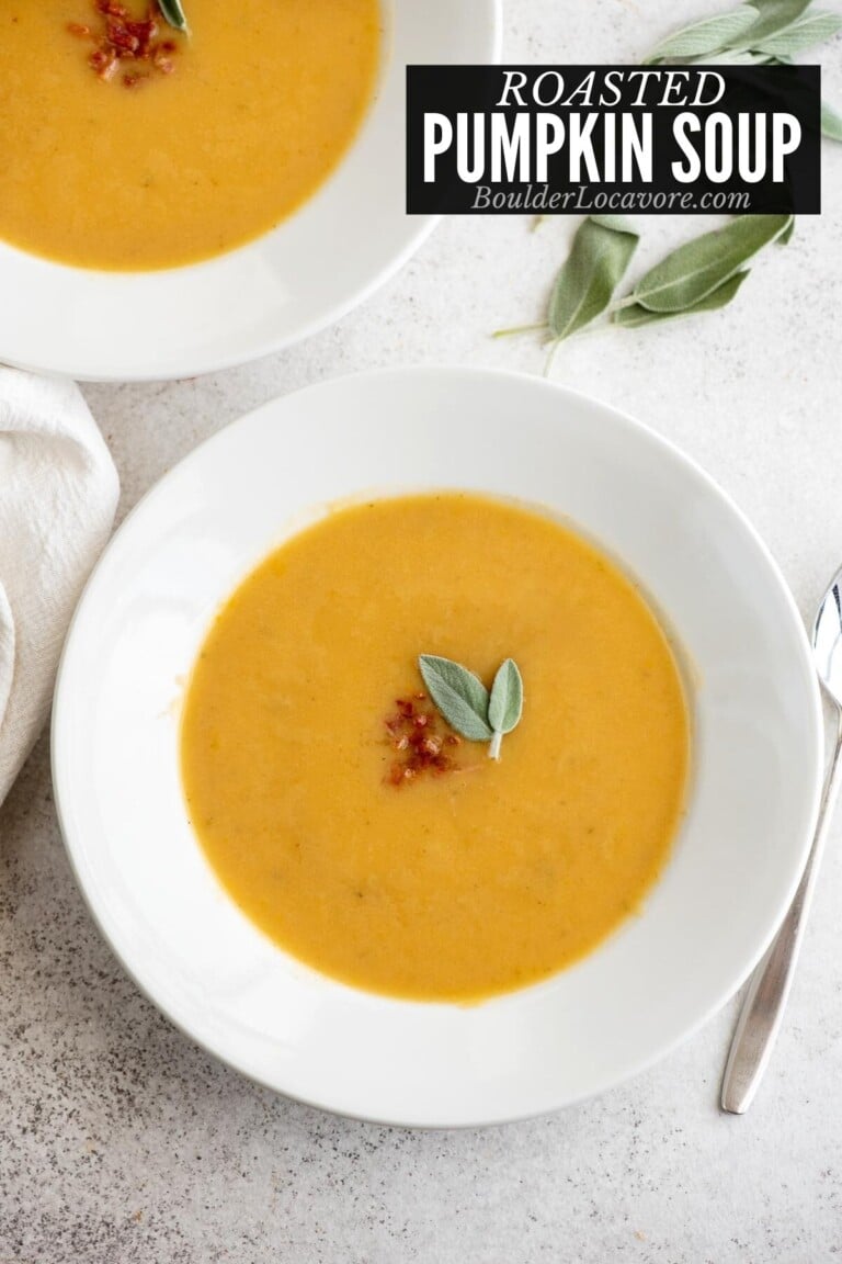 Roasted Pumpkin Soup recipe with Cannellini Beans - Boulder Locavore