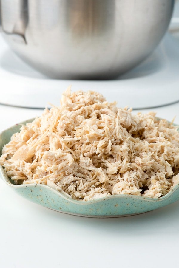 Moist Homemade Shredded Chicken Breast