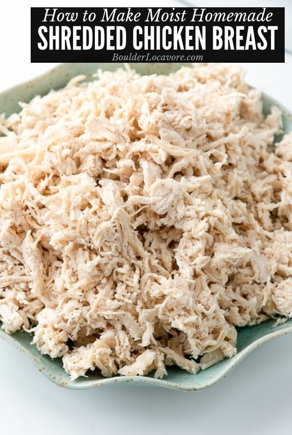 How To Make Moist Homemade Shredded Chicken Breast Recipe