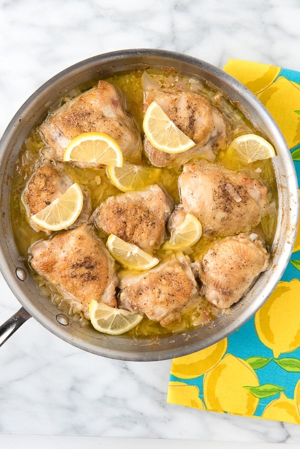 Lemon-Garlic Chicken Thighs