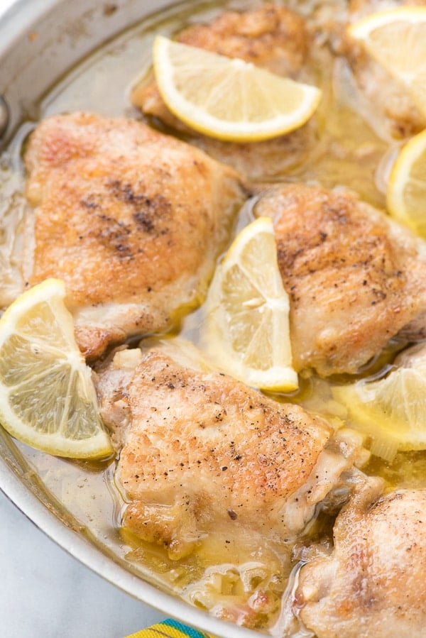 Irresistible Lemon-Garlic Braised Chicken Thighs - Boulder Locavore®