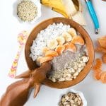 Roasted Banana Chia Pudding Breakfast Bowl