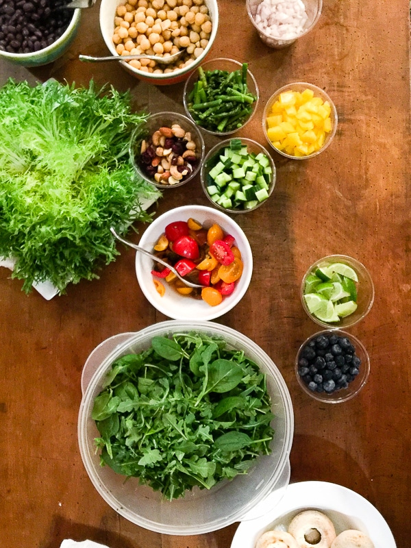 Food prep table - Miami (close up) 