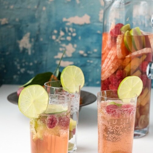 Moscato Sangria A Sparkling Wine Cocktail Punch!