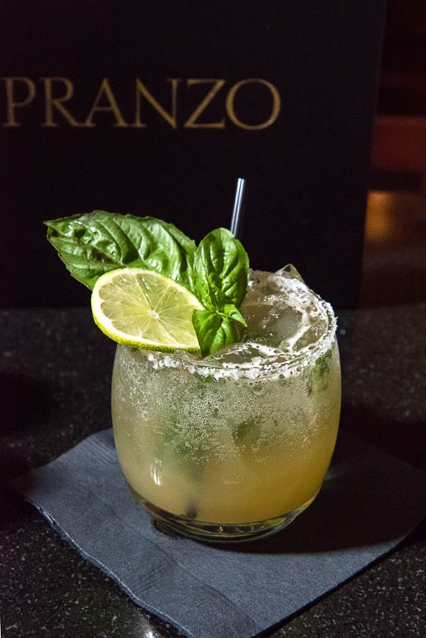 Basil White Peppercorn Margarita (Pranzo Italian Grill) 