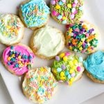 Springtime Gluten-Free Frosted Sugar Cookies