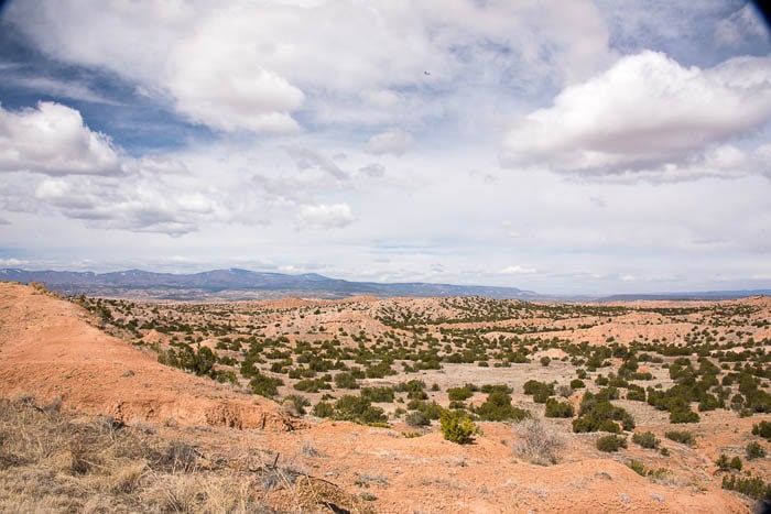 The road to El Sanctuario de Chimayo