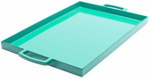 Rectangular serving tray (plastic)