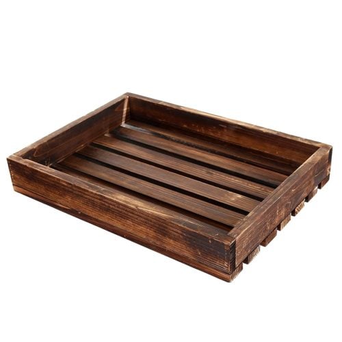 Rustic Wooden slat tray