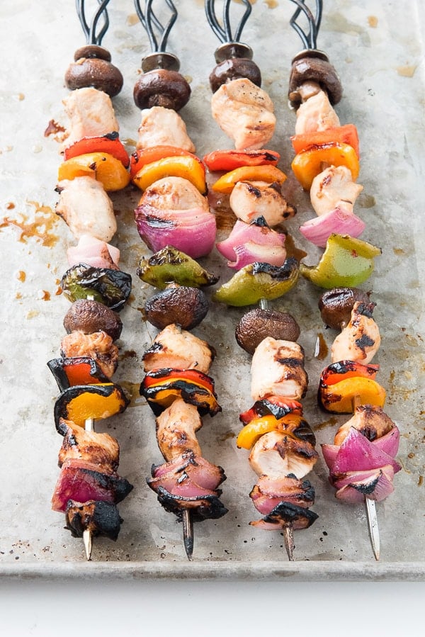 Grilled Chicken Shish Kabobs