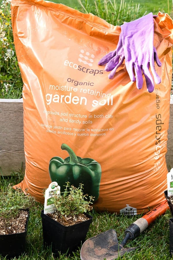 bag of Ecoscraps Moisture Retaining Garden Soil