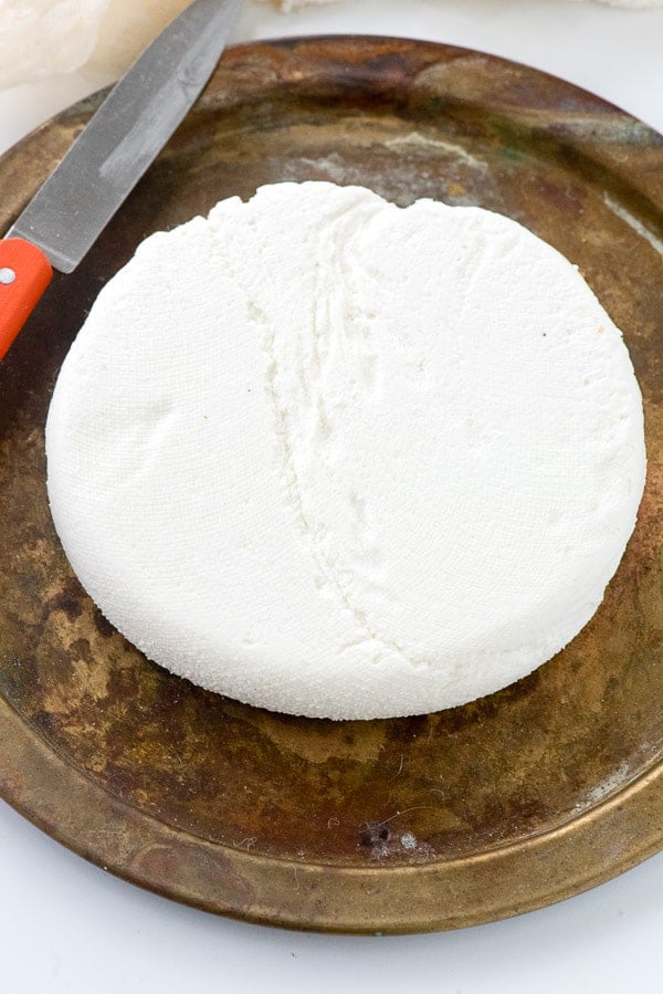 Homemade Paneer cheese