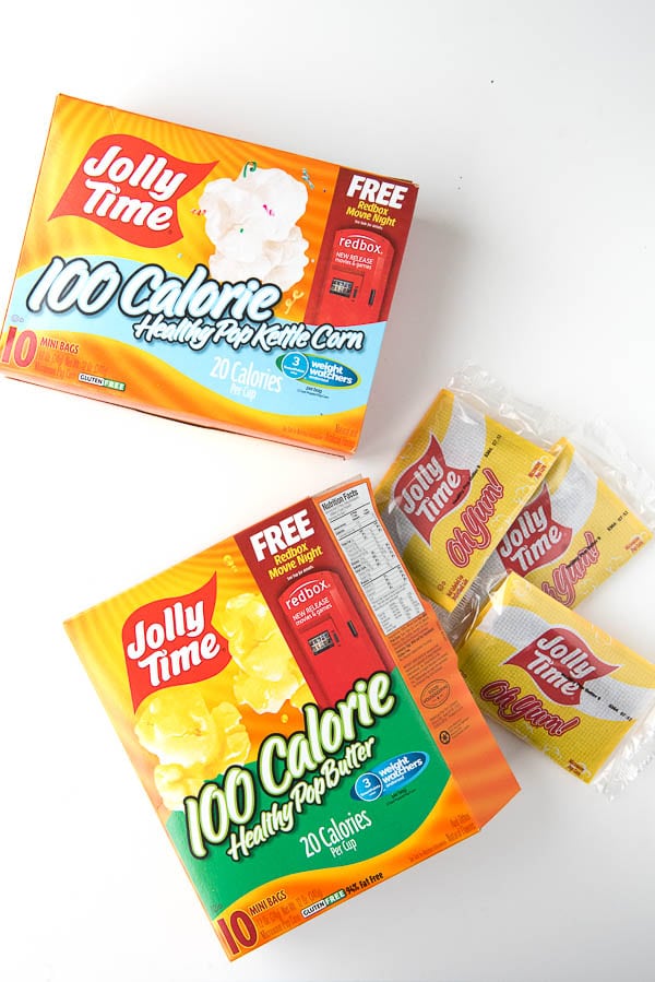 Jolly Time Natural Minis Microwave Popcorn Bags, Single Serving