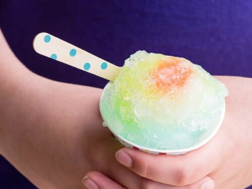 Colorful & Fun Homemade Snow Cone Slime Recipe