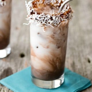 Almond Joy Sipper {dairy-free}.