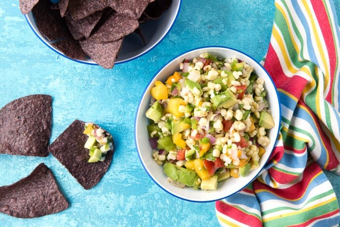 Grilled Sweet Corn Salsa