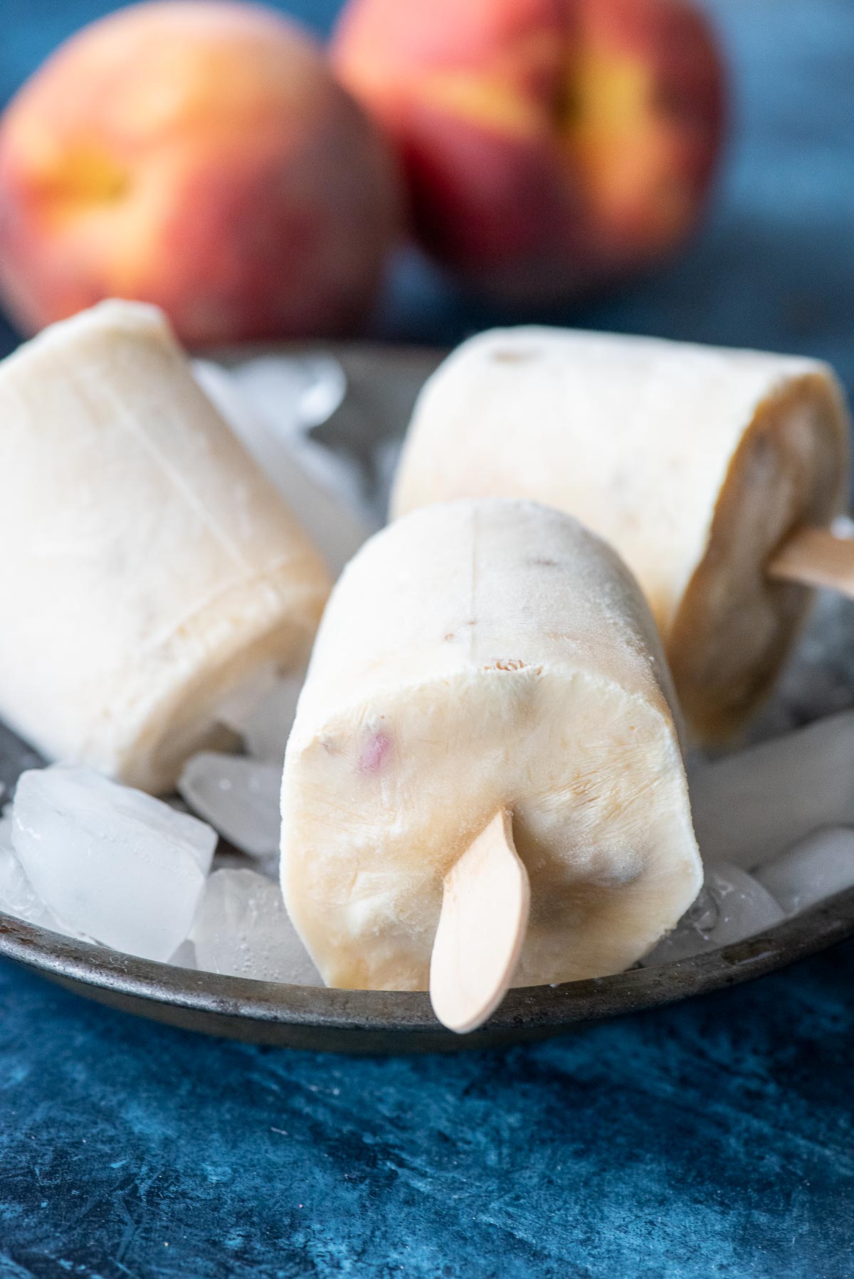 yogurt popsicles close up