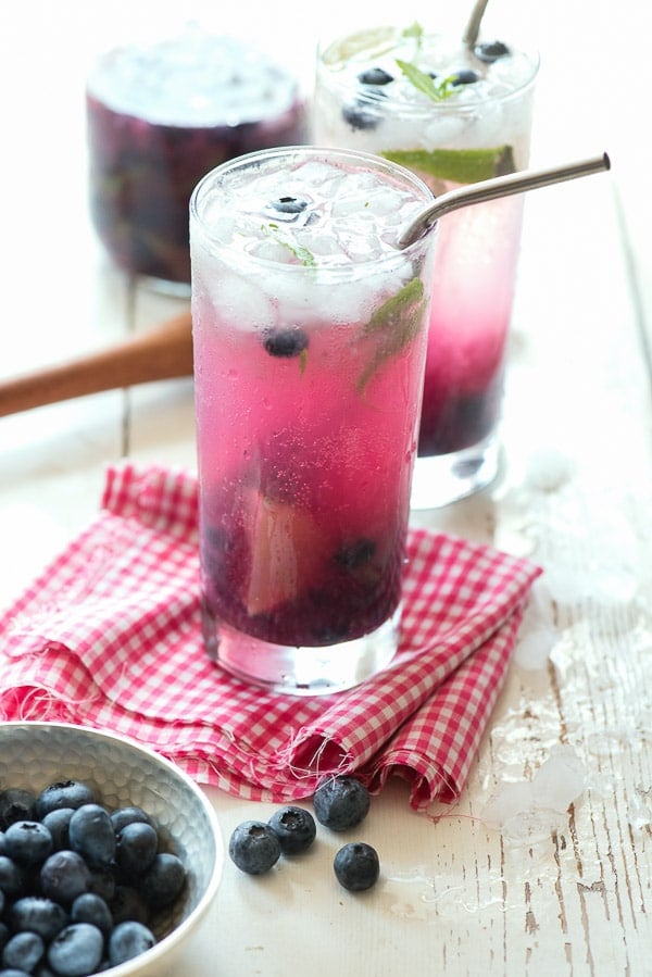 Blueberry Mojitos