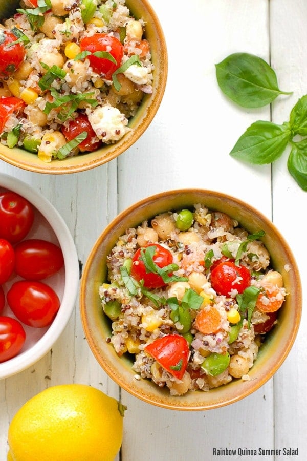 Rainbow Quinoa Summer Salad