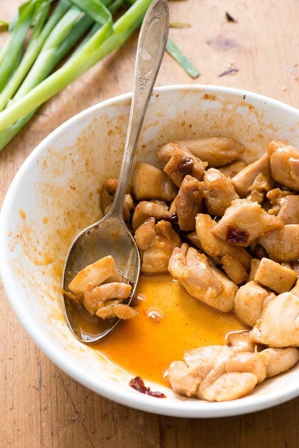 Sweet Chipotle Chicken Bites in a bowl