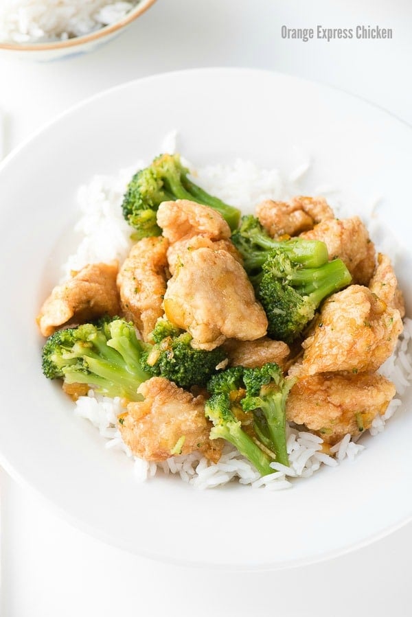 Orange Chicken with Jasmine Rice