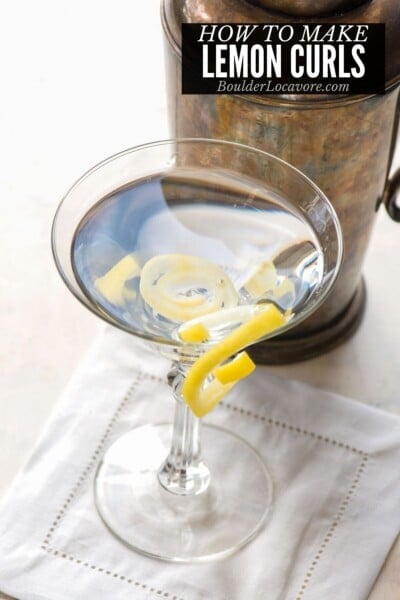 Lemon Spirals Best Drink Garnish Ever Bartender s Secret Boulder 