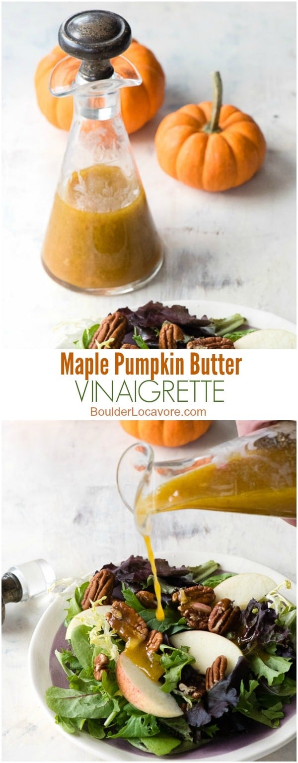  Maple Pumpkin Butter Vinaigrette collage