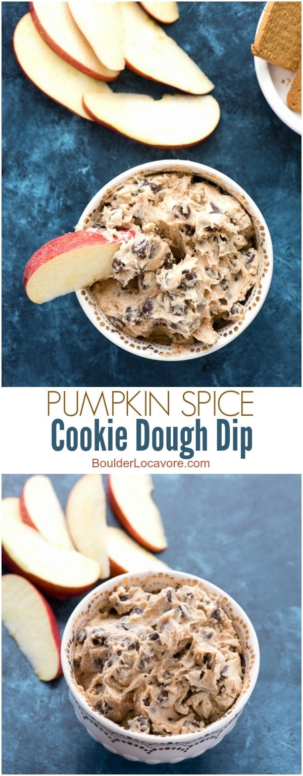  Pumpkin Spice Cookie Dough Dip