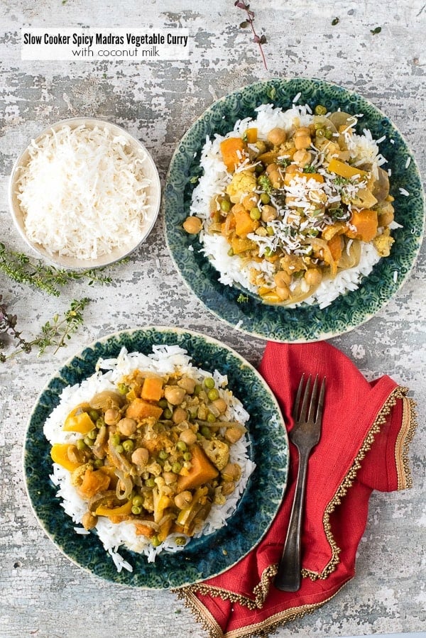 Vegetable madras curry