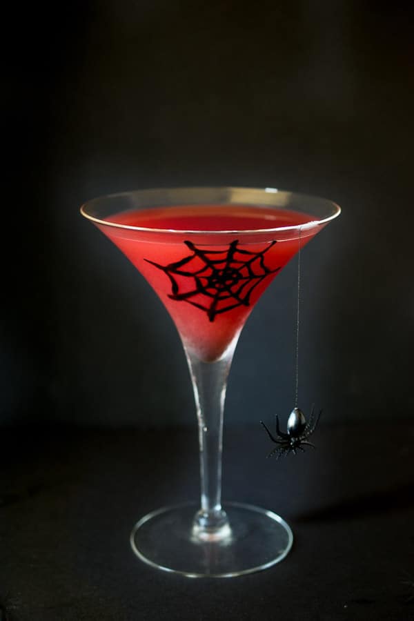 Halloween Blood Orange Martini