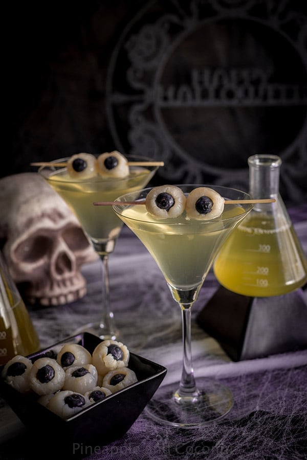 Halloween Creepy Eyeball Martini