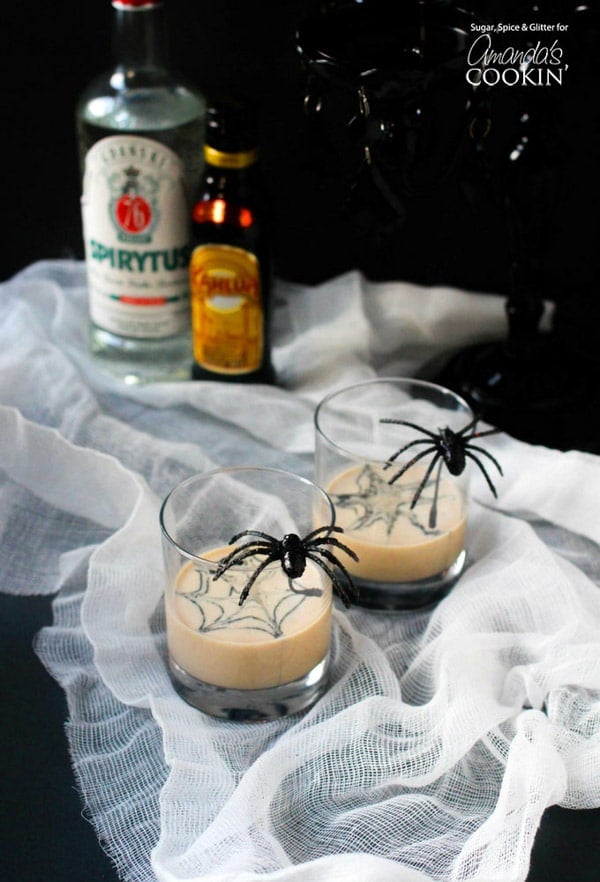 Halloween Spider Cream Martini
