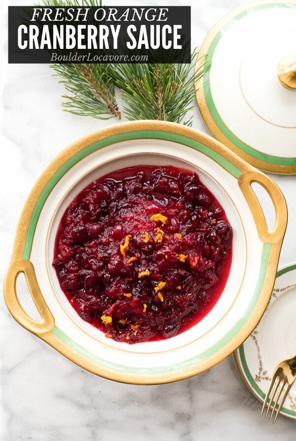 Cranberry Orange Sauce 