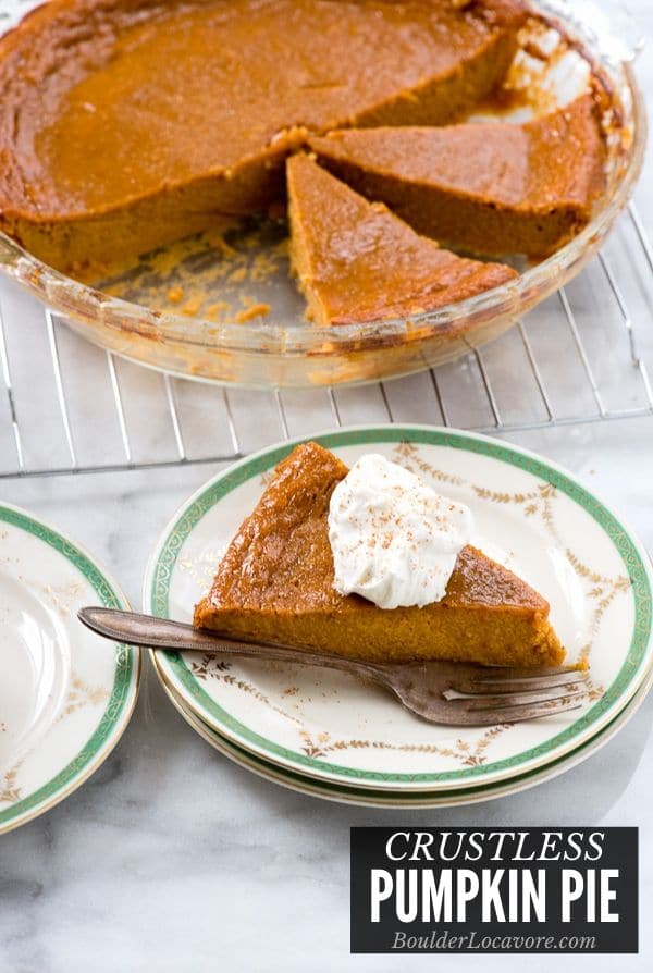 Torta de Abóbora sem crosta