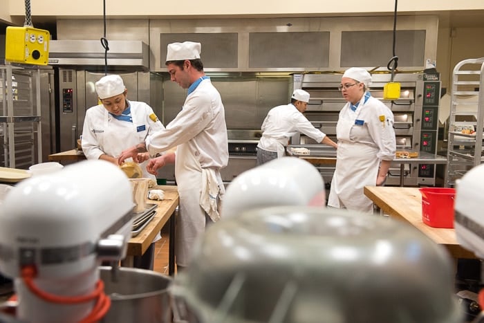 Culinary Arts class Johnson and Wales University Denver CO 