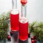 Homemade Cranberry Vinegar (with printable gift tags). An easy seasonal recipe great for winter salad and DIY gifts! BoulderLocavore.com