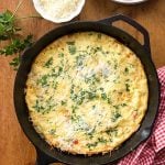 Italian Turkey Mashed Potato Frittata