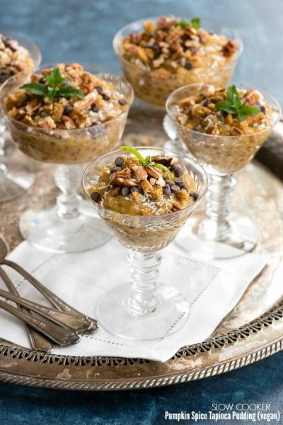 Slow Cooker Pumpkin Spice Tapioca Pudding (vegan) - Boulder Locavore