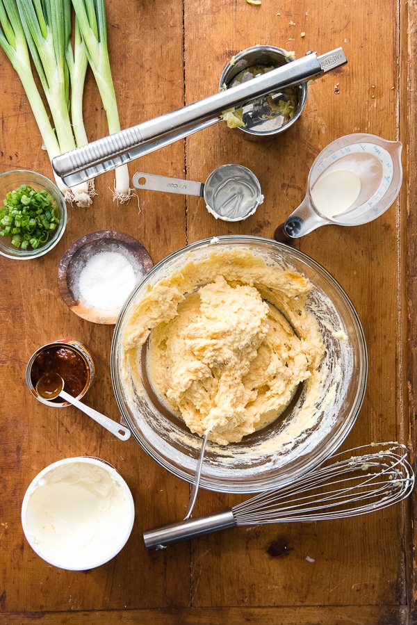 Making Smoky Chipotle Garlic Mashed Potatoes 