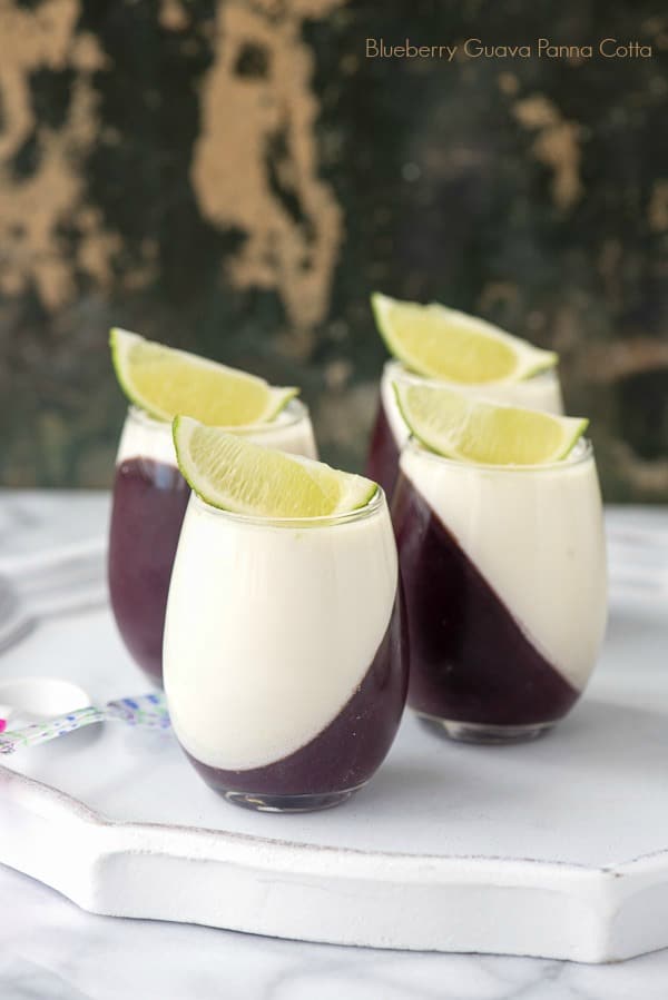 Blueberry Guava Panna Cotta - BoulderLocavore.com