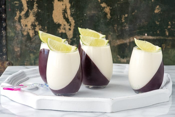 Blueberry Guava Panna Cotta - BoulderLocavore.com 