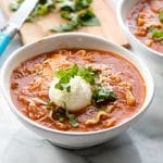 Bowl of Lasagna Soup