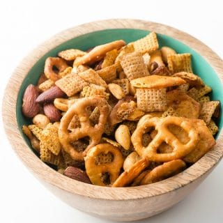 Slow Cooker Gluten Free Chex Party Mix