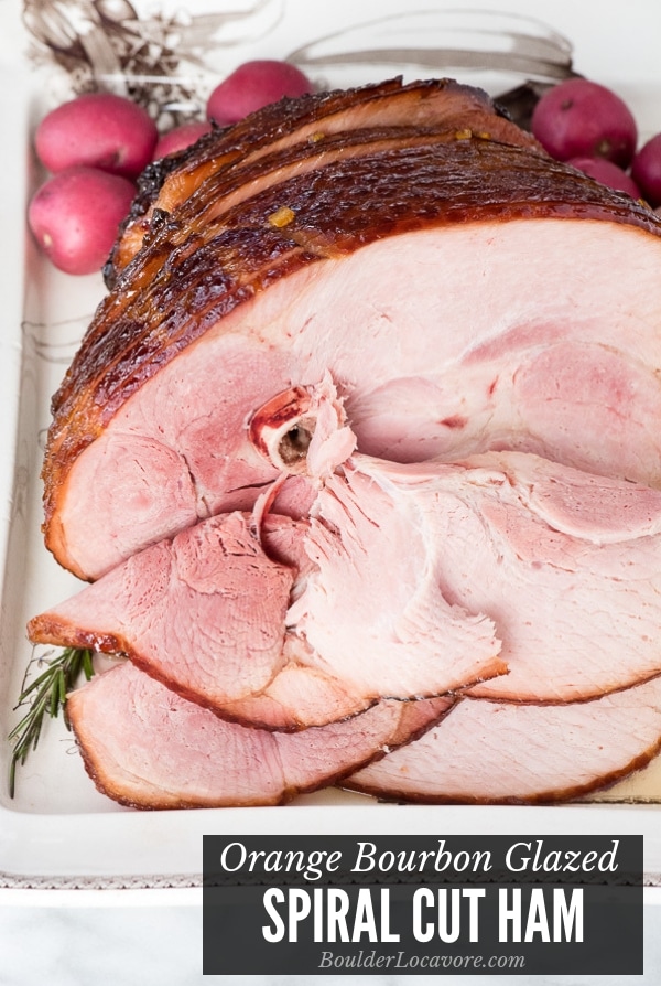 Brown Sugar Orange Glazed Spiral Ham - The Chunky Chef