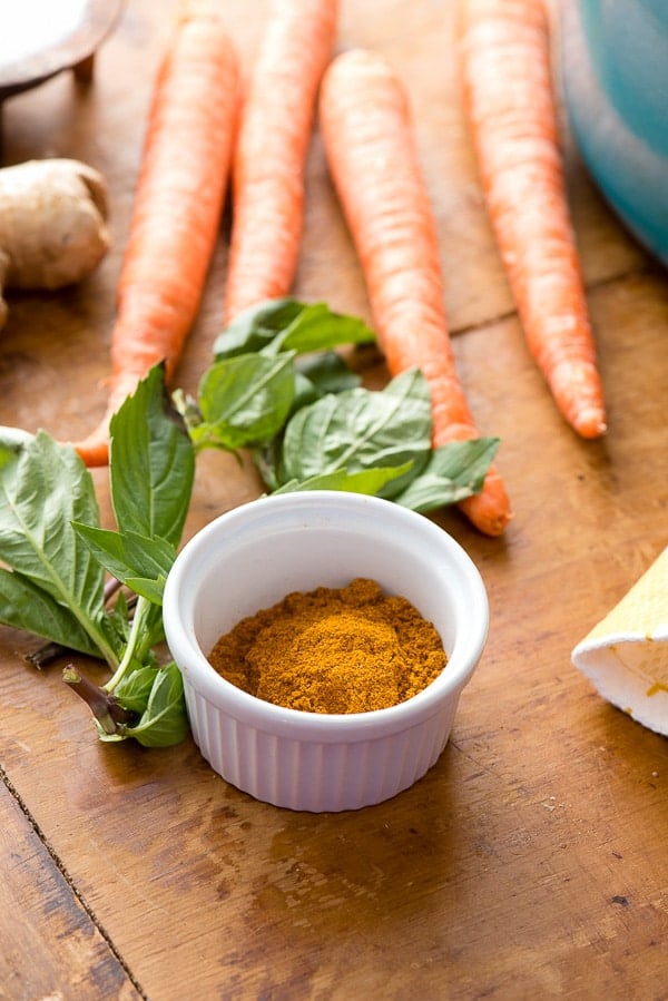 curry powder and soup ingredients